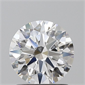 Natural Diamond 1.37 Carats, Round with Excellent Cut, E Color, IF Clarity and Certified by GIA