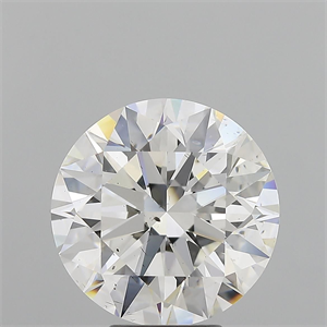 Picture of Natural Diamond 5.23 Carats, Round with Excellent Cut, G Color, SI1 Clarity and Certified by GIA