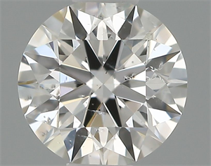 Picture of Natural Diamond 0.40 Carats, Round with Excellent Cut, H Color, I1 Clarity and Certified by GIA