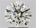 Natural Diamond 1.83 Carats, Round with Excellent Cut, G Color, VS2 Clarity and Certified by IGI