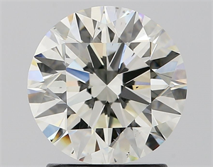 Picture of Natural Diamond 1.83 Carats, Round with Excellent Cut, G Color, VS2 Clarity and Certified by IGI