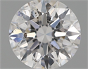 Natural Diamond 0.41 Carats, Round with Excellent Cut, D Color, SI2 Clarity and Certified by IGI