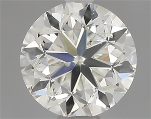 Picture of Natural Diamond 0.50 Carats, Round with Good Cut, K Color, SI2 Clarity and Certified by GIA