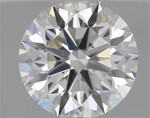 Picture of Natural Diamond 0.44 Carats, Round with Excellent Cut, H Color, VS2 Clarity and Certified by GIA