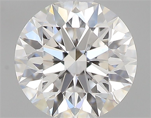 Picture of Natural Diamond 0.45 Carats, Round with Excellent Cut, E Color, VVS2 Clarity and Certified by GIA