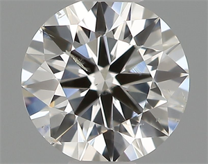 Picture of Natural Diamond 0.40 Carats, Round with Excellent Cut, H Color, SI1 Clarity and Certified by IGI