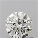 Natural Diamond 0.53 Carats, Round with Excellent Cut, H Color, VS2 Clarity and Certified by IGI