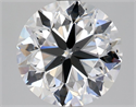 Natural Diamond 2.01 Carats, Round with Very Good Cut, D Color, VS2 Clarity and Certified by GIA