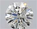 Natural Diamond 0.41 Carats, Round with Excellent Cut, H Color, VS2 Clarity and Certified by GIA