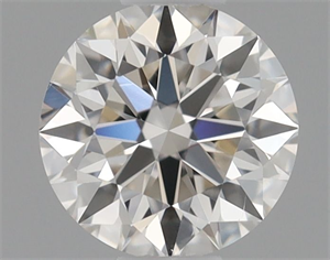 Picture of Natural Diamond 0.40 Carats, Round with Excellent Cut, I Color, VS2 Clarity and Certified by GIA