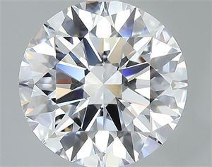 Picture of Natural Diamond 2.50 Carats, Round with Excellent Cut, D Color, VS1 Clarity and Certified by GIA