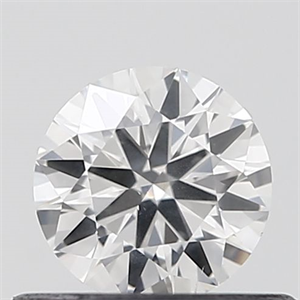 Picture of Natural Diamond 0.40 Carats, Round with Excellent Cut, F Color, SI1 Clarity and Certified by IGI