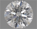 Natural Diamond 0.40 Carats, Round with Very Good Cut, F Color, SI1 Clarity and Certified by GIA