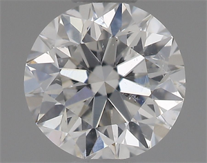 Picture of Natural Diamond 0.40 Carats, Round with Very Good Cut, F Color, SI1 Clarity and Certified by GIA