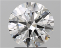 Natural Diamond 2.02 Carats, Round with Excellent Cut, H Color, VS1 Clarity and Certified by GIA