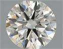 Natural Diamond 0.60 Carats, Round with Excellent Cut, I Color, VS2 Clarity and Certified by IGI