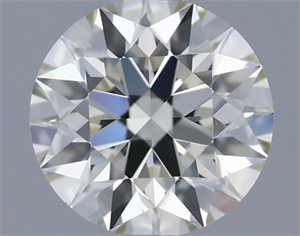 Picture of Natural Diamond 0.41 Carats, Round with Excellent Cut, I Color, VS1 Clarity and Certified by IGI