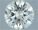 Natural Diamond 5.03 Carats, Round with Excellent Cut, K Color, SI1 Clarity and Certified by IGI