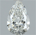 Natural Diamond 1.01 Carats, Pear with  Cut, H Color, VVS2 Clarity and Certified by GIA