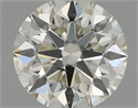 Natural Diamond 0.45 Carats, Round with Excellent Cut, H Color, VS2 Clarity and Certified by IGI