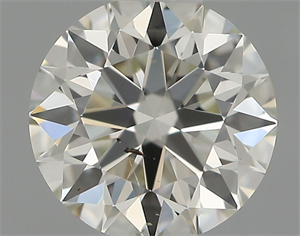 Picture of Natural Diamond 0.45 Carats, Round with Excellent Cut, H Color, VS2 Clarity and Certified by IGI