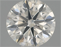 Natural Diamond 0.50 Carats, Round with Excellent Cut, I Color, SI1 Clarity and Certified by IGI