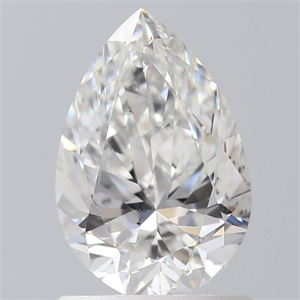 Picture of Natural Diamond 1.00 Carats, Pear with  Cut, F Color, SI1 Clarity and Certified by GIA