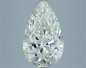 Picture of Natural Diamond 5.30 Carats, Pear with  Cut, I Color, VS1 Clarity and Certified by IGI