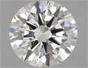 Natural Diamond 1.52 Carats, Round with Excellent Cut, H Color, VVS1 Clarity and Certified by GIA