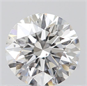 Natural Diamond 0.46 Carats, Round with Excellent Cut, F Color, SI1 Clarity and Certified by GIA