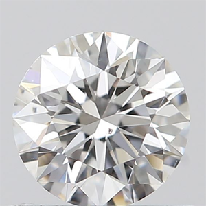 Picture of Natural Diamond 0.46 Carats, Round with Excellent Cut, F Color, SI1 Clarity and Certified by GIA