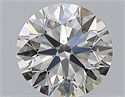 Natural Diamond 0.46 Carats, Round with Excellent Cut, I Color, VS2 Clarity and Certified by GIA