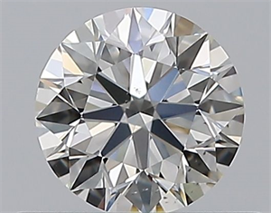 Picture of Natural Diamond 0.46 Carats, Round with Excellent Cut, I Color, VS2 Clarity and Certified by GIA