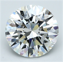 Natural Diamond 4.52 Carats, Round with Excellent Cut, G Color, VS1 Clarity and Certified by GIA