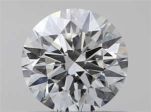 Picture of Natural Diamond 0.50 Carats, Round with Excellent Cut, I Color, VS2 Clarity and Certified by GIA