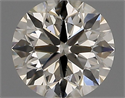 Natural Diamond 0.50 Carats, Round with Excellent Cut, J Color, VS2 Clarity and Certified by IGI