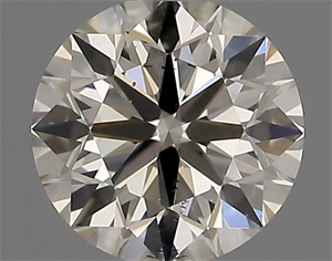 Picture of Natural Diamond 0.50 Carats, Round with Excellent Cut, J Color, VS2 Clarity and Certified by IGI