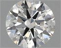 Natural Diamond 0.46 Carats, Round with Excellent Cut, I Color, VS2 Clarity and Certified by GIA