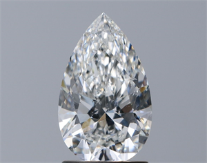 Picture of Natural Diamond 1.53 Carats, Pear with  Cut, H Color, SI2 Clarity and Certified by GIA