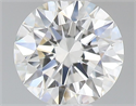 Natural Diamond 0.40 Carats, Round with Excellent Cut, H Color, VVS2 Clarity and Certified by GIA