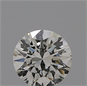 Natural Diamond 0.40 Carats, Round with Very Good Cut, J Color, SI1 Clarity and Certified by GIA