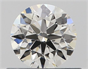 Natural Diamond 0.50 Carats, Round with Excellent Cut, I Color, SI1 Clarity and Certified by GIA