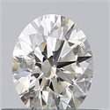 Natural Diamond 0.41 Carats, Round with Excellent Cut, J Color, VVS1 Clarity and Certified by GIA