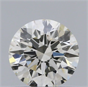 Natural Diamond 0.50 Carats, Round with Excellent Cut, J Color, VS1 Clarity and Certified by GIA