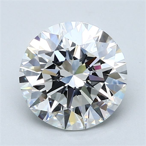 Picture of Natural Diamond 2.70 Carats, Round with Excellent Cut, E Color, VS1 Clarity and Certified by GIA