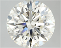 Natural Diamond 3.02 Carats, Round with Excellent Cut, I Color, VS2 Clarity and Certified by IGI