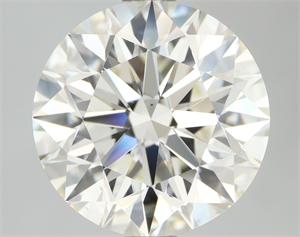 Picture of Natural Diamond 3.02 Carats, Round with Excellent Cut, I Color, VS2 Clarity and Certified by IGI