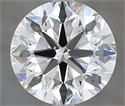 Natural Diamond 2.50 Carats, Round with Excellent Cut, G Color, VS2 Clarity and Certified by IGI