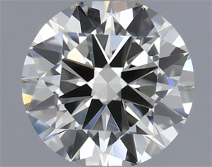 Picture of Natural Diamond 0.54 Carats, Round with Excellent Cut, I Color, VVS2 Clarity and Certified by IGI