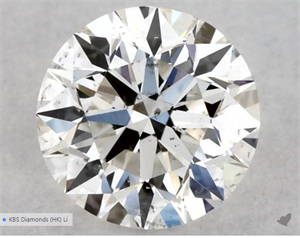 Picture of Natural Diamond 0.40 Carats, Round with Excellent Cut, G Color, SI1 Clarity and Certified by GIA